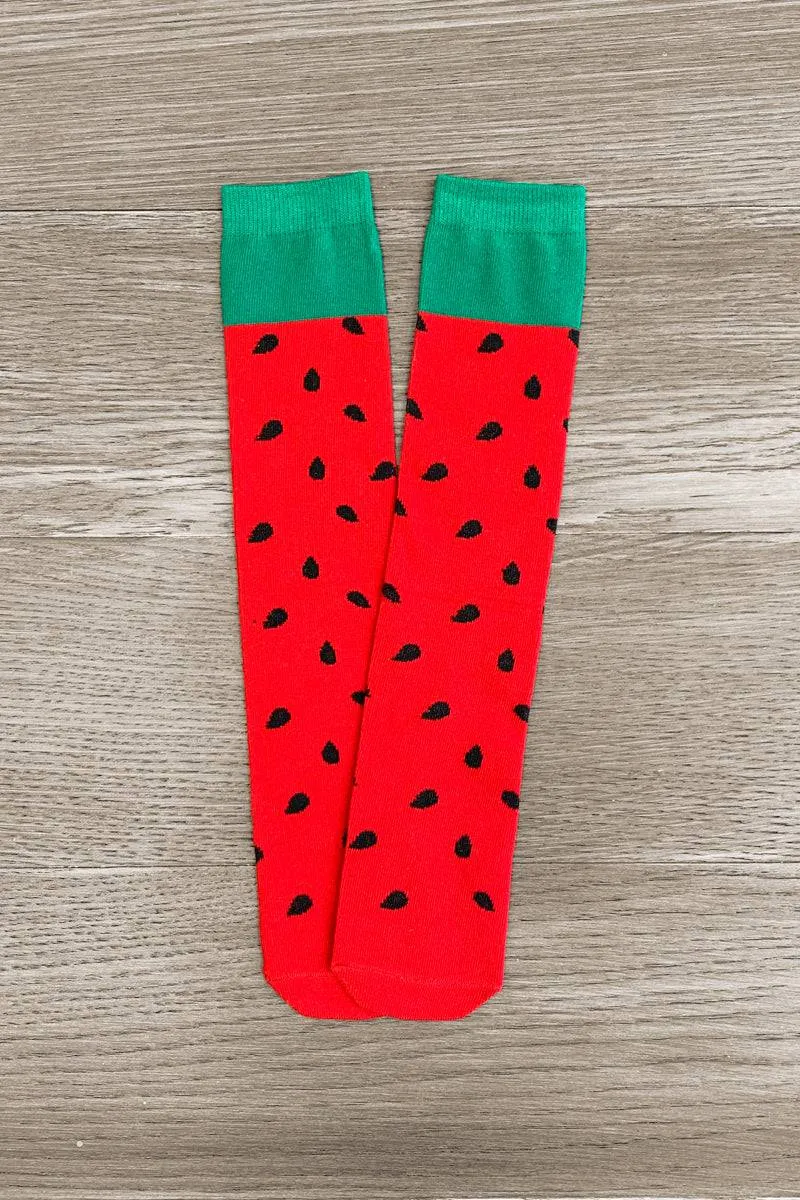 Red Watermelon Socks