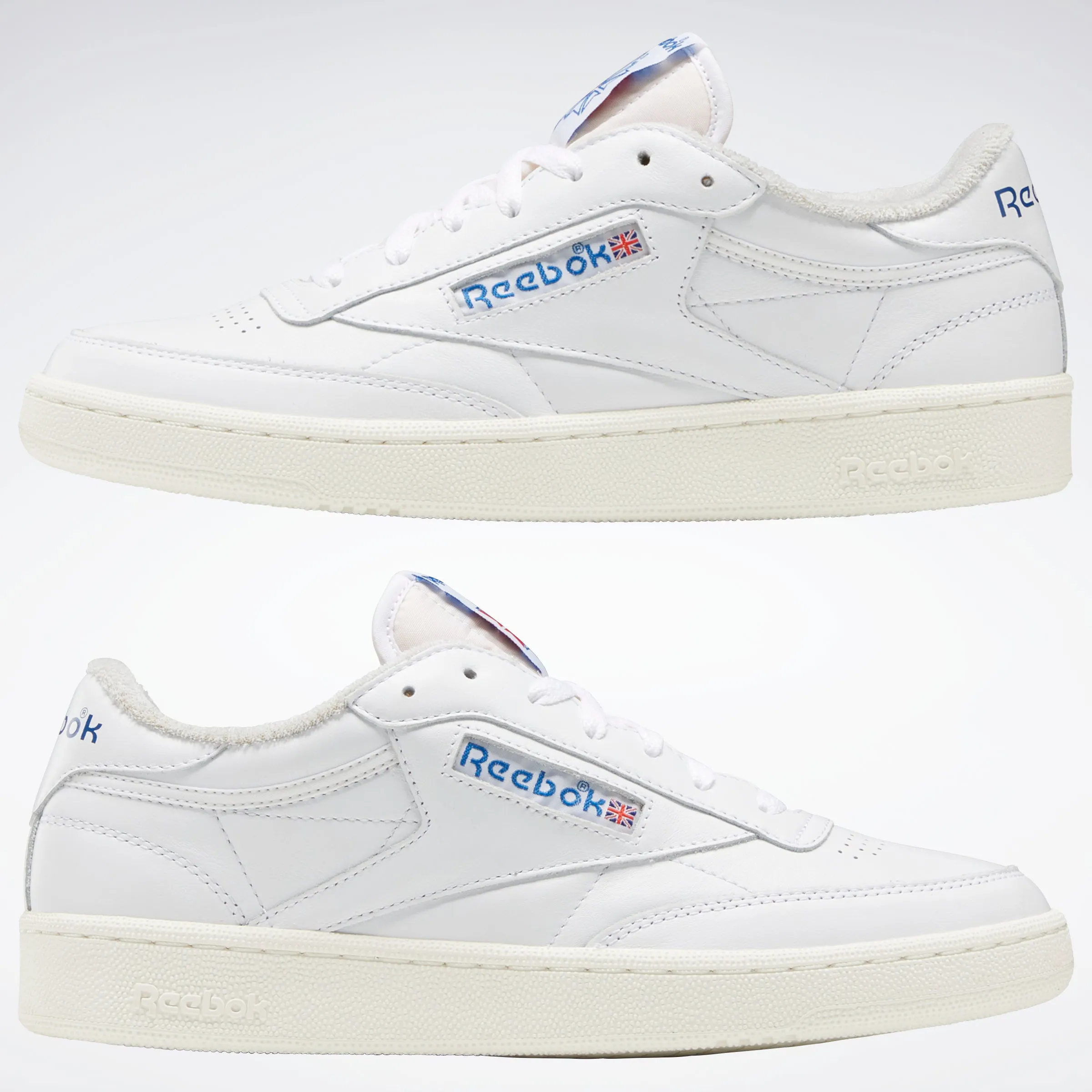 Reebok Footwear Men Club C 85 Vintage Shoes Ftwwht/Chalk/Vecblu