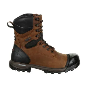 'Rocky' Men's 8" XO TOE EH WP Comp Toe - Brown