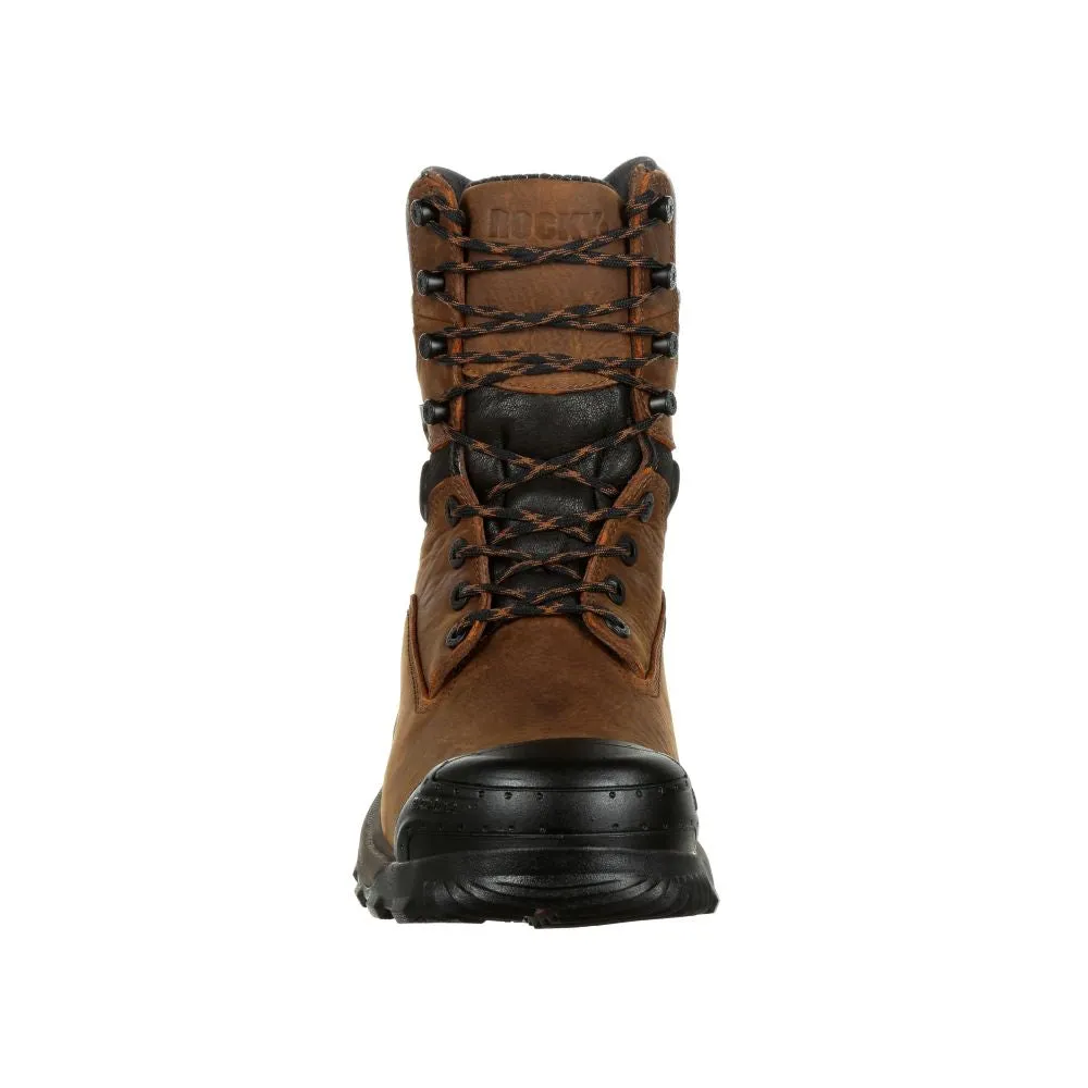 'Rocky' Men's 8" XO TOE EH WP Comp Toe - Brown