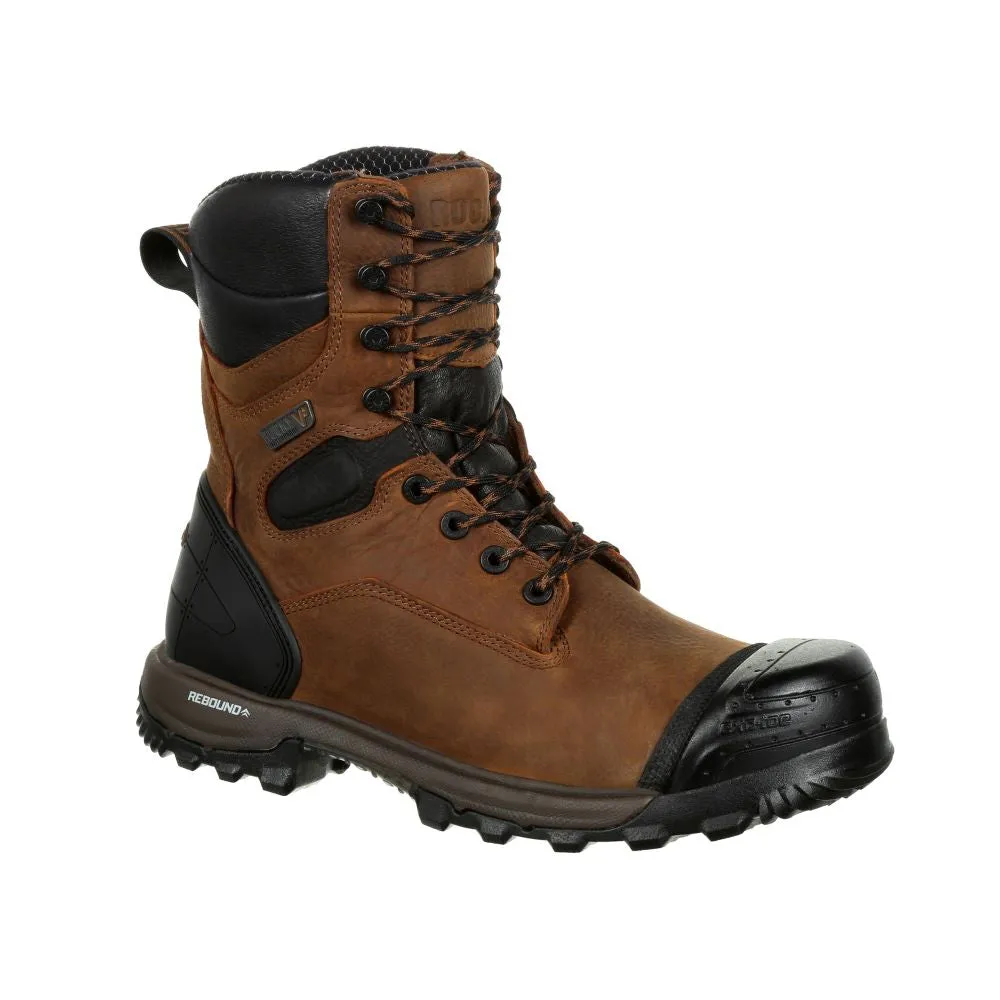 'Rocky' Men's 8" XO TOE EH WP Comp Toe - Brown