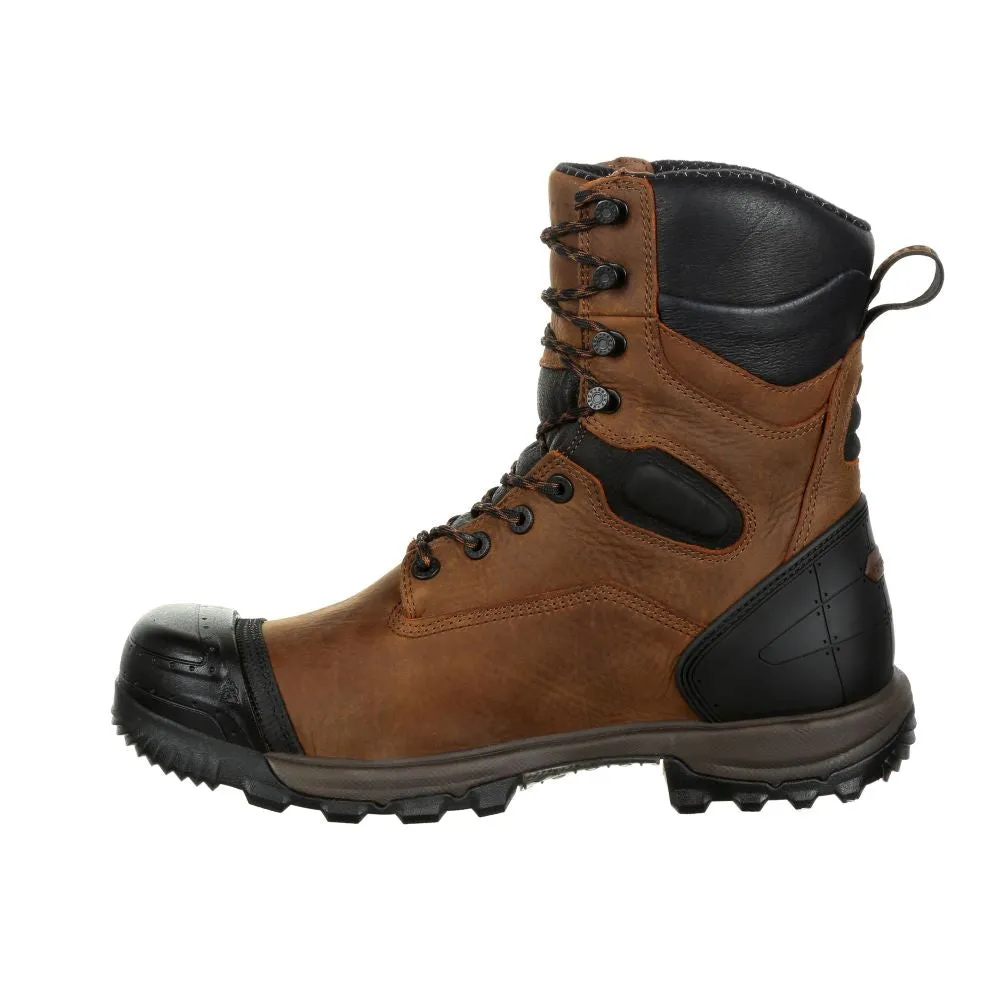 'Rocky' Men's 8" XO TOE EH WP Comp Toe - Brown