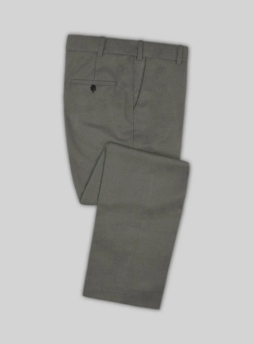 Scabal Olive Wool Pants