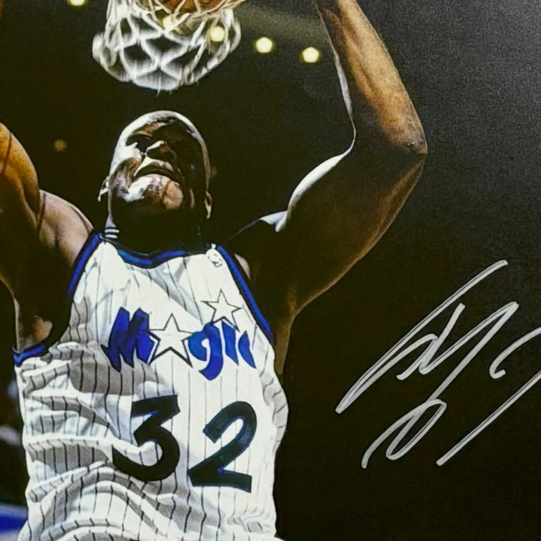 Shaquille O'Neal Signed Orlando Magic Framed 11x14 Photo