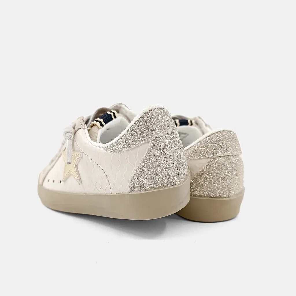 Shu Shop Toddler Paula Sneakers - Bone Snake