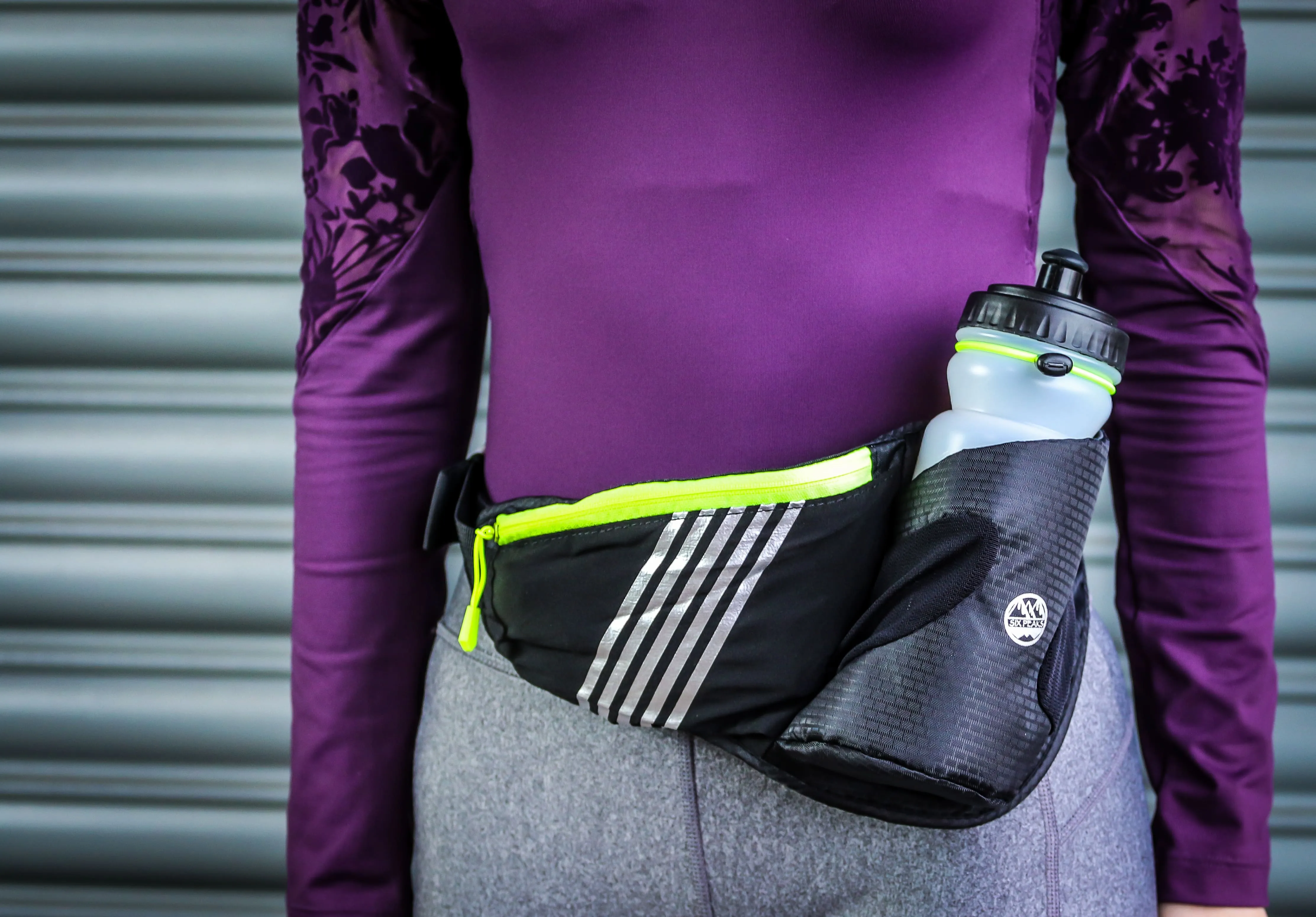 Six Peaks Running Waist Belt with Bottle Holder