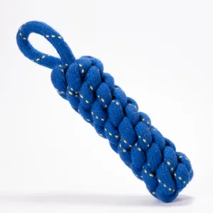 Skatrs Dummy Knotted Rope Chew Toy for Dogs and Cats (Blue)