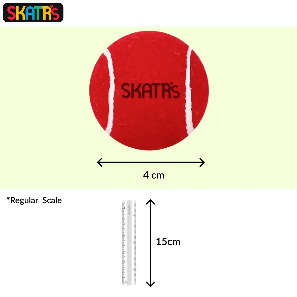 Skatrs Tennis Ball for Dogs and Dumbbell Shaped Rope Chew Toy for Dogs and Cats Combo