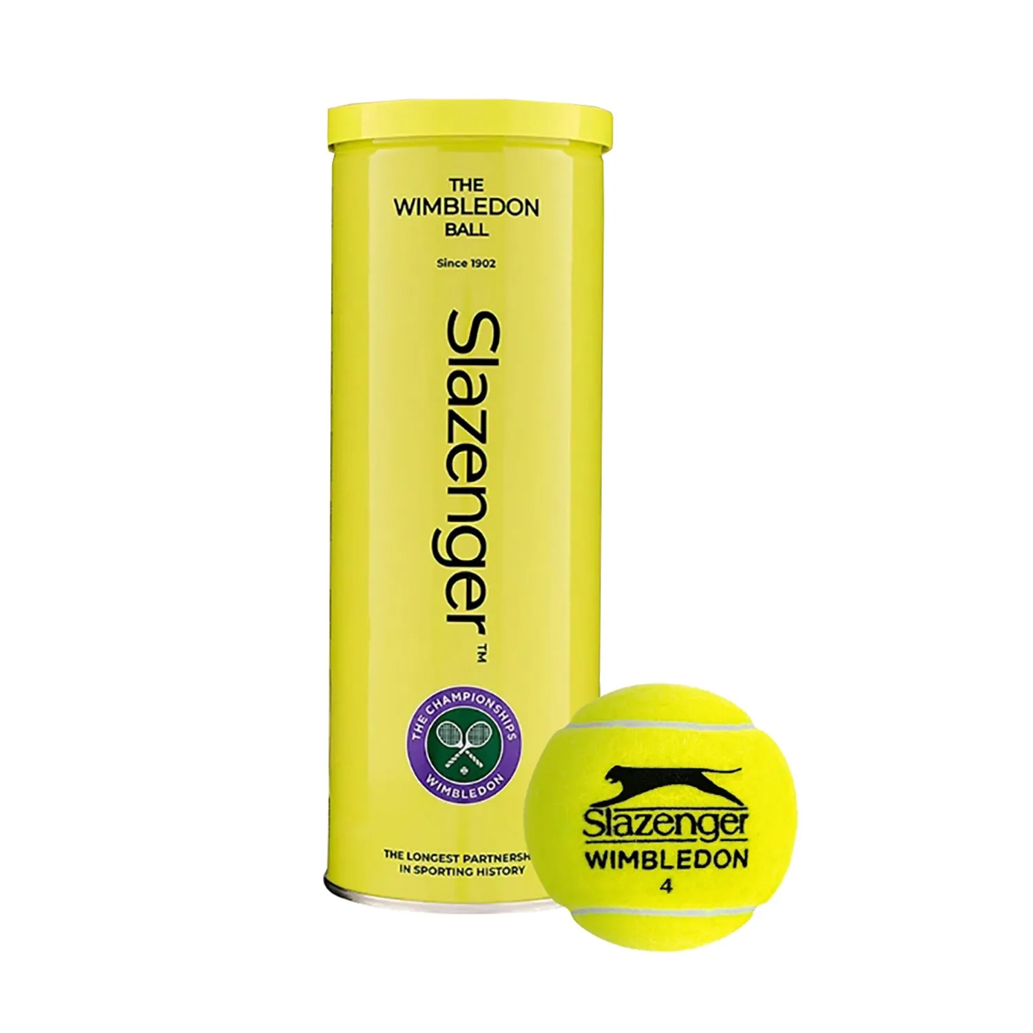 Slazenger Wimbledon Tennis Balls Can (1 Can)