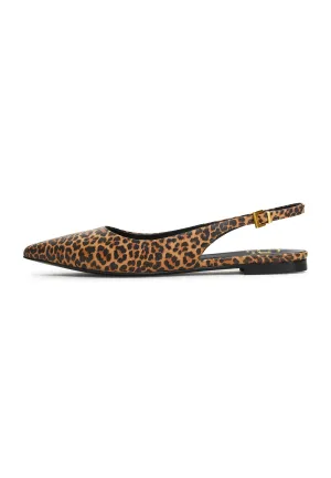 Slingback Ballet Pumps Sara - Leopard