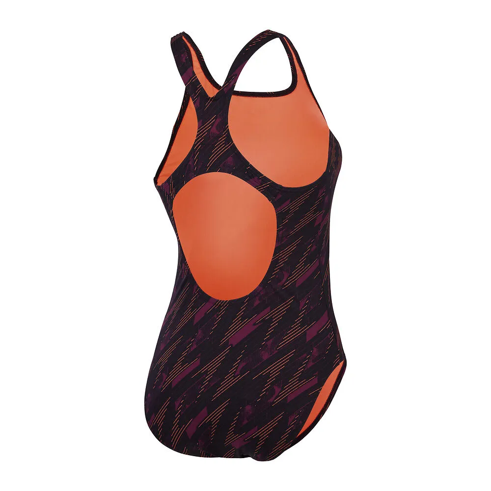 Speedo Wmns Hyperboom Allvr Mdlst-Black/Plum Dandy Siren Red