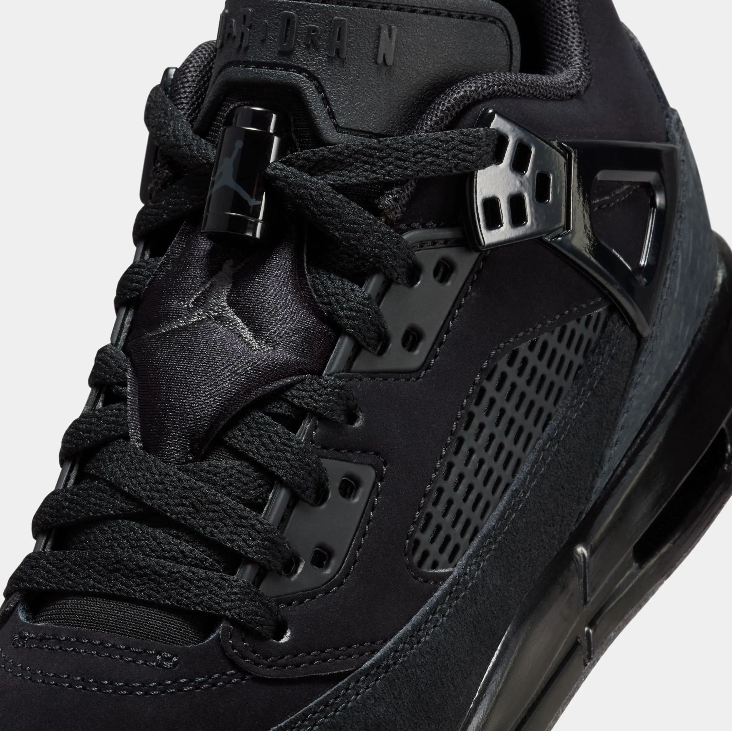 Spizike Low Grade School Basketball Shoes (Black)