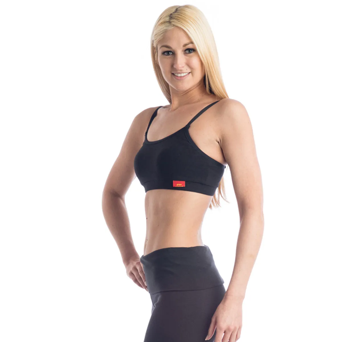 Strength Reversible Sports Bra - Black and Watermelon