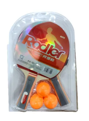 Table Tennis Racket set with 3 Balls and Pouch, High-Performance Sets with Premium Table Tennis Rackets, Compact Storage Case, Table Tennis Paddle for Indoor & Outdoor Games