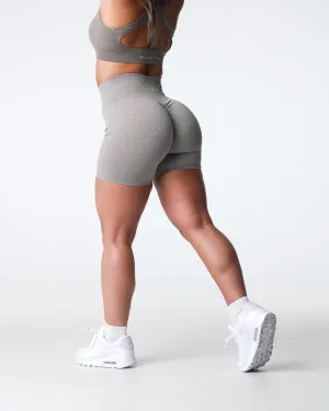 Taupe Scrunch Seamless Shorts