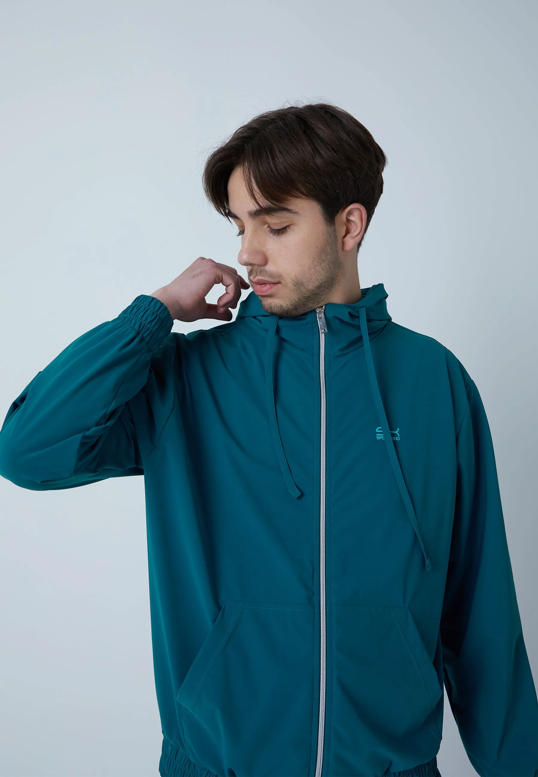 Tennis Court Jacket, dark teal