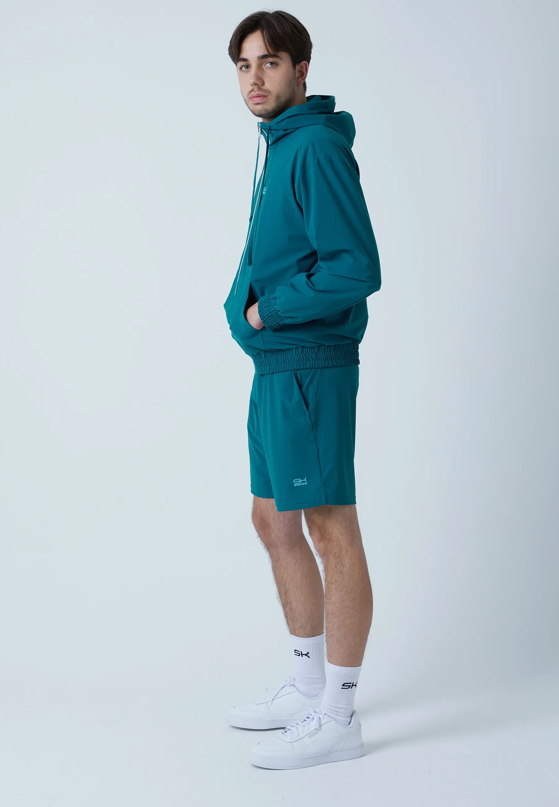 Tennis Court Jacket, dark teal