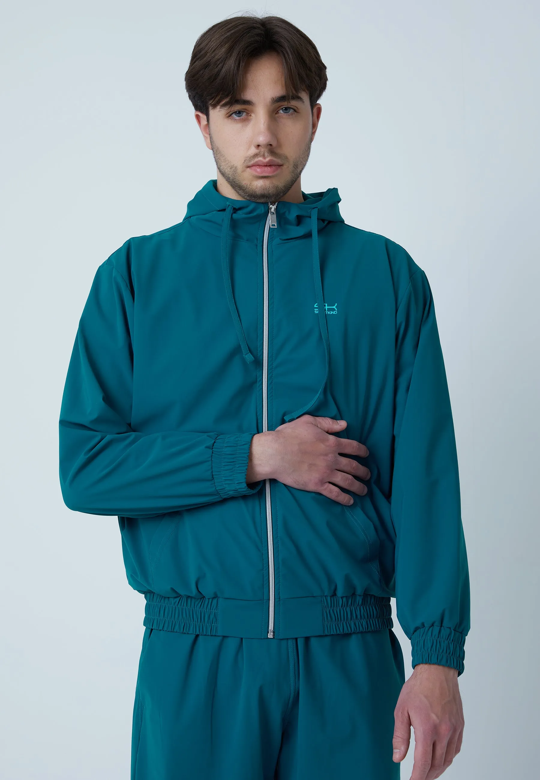 Tennis Court Jacket, dark teal