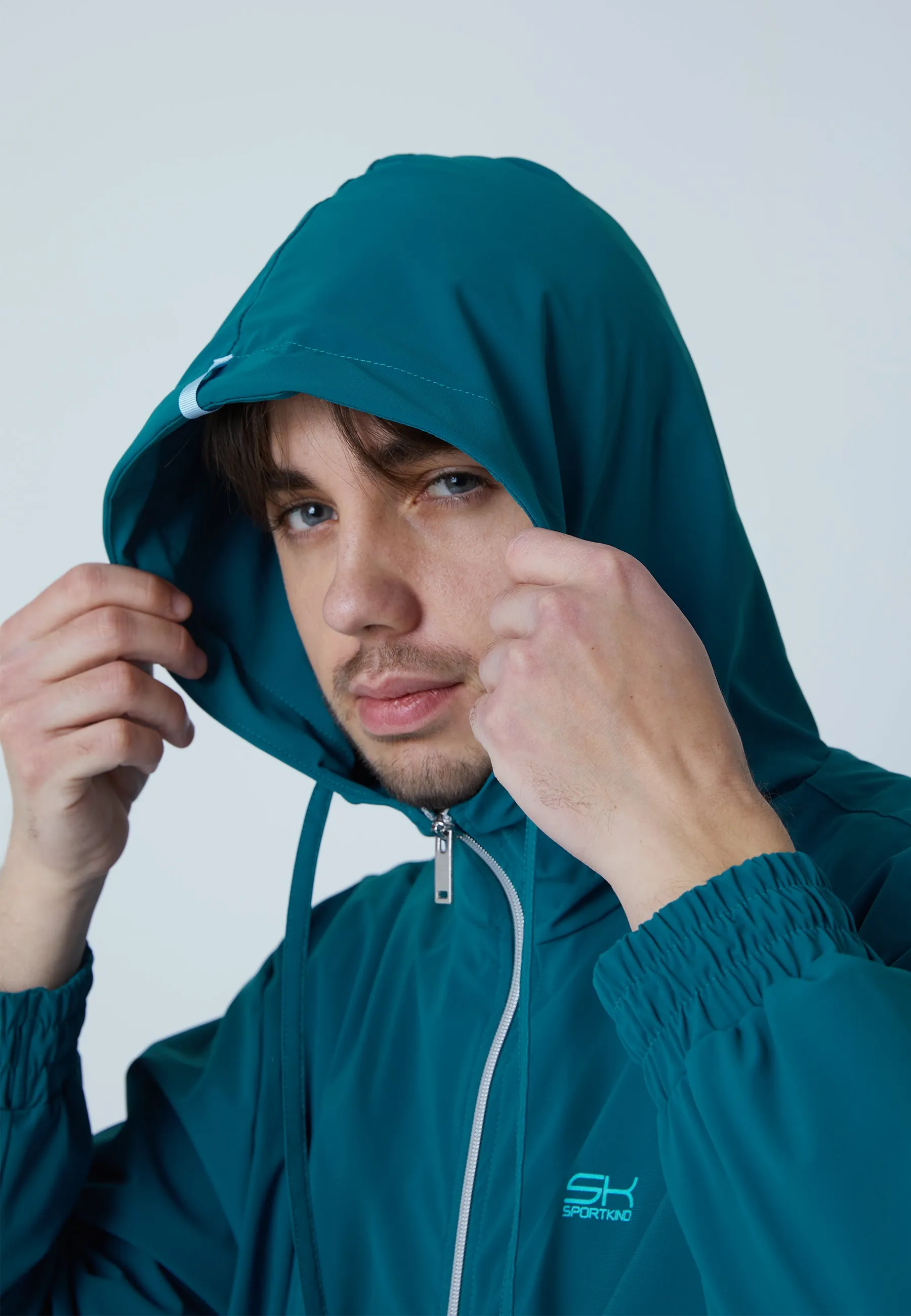 Tennis Court Jacket, dark teal