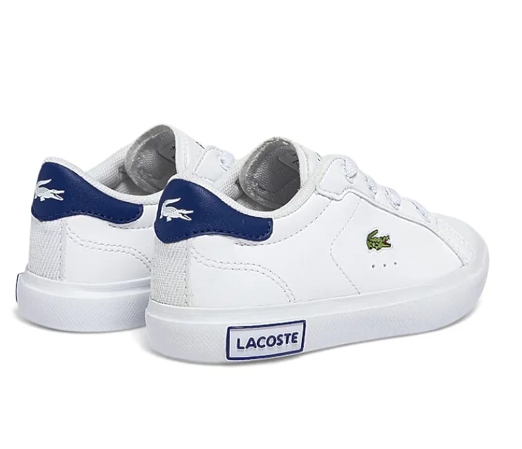 Toddlers Lacoste Powercourt 0722 1 SUI (White/Blue)