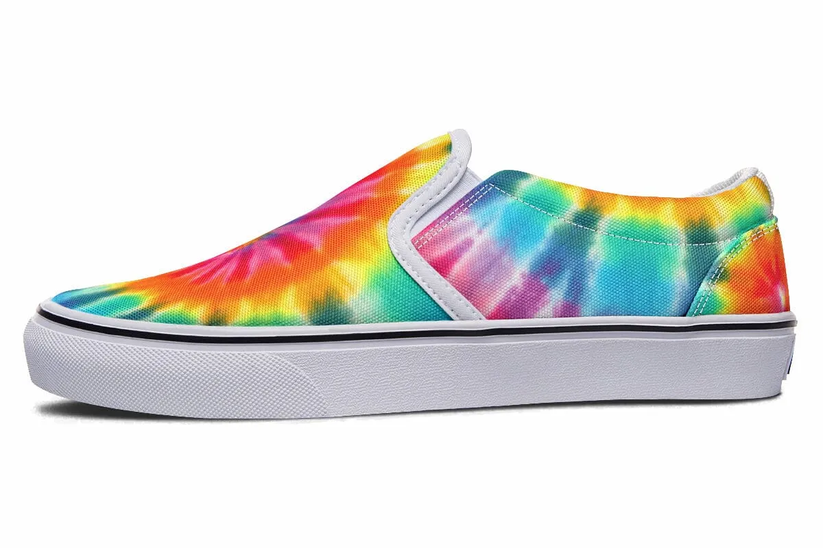 Tye Dye Slip on Shoes