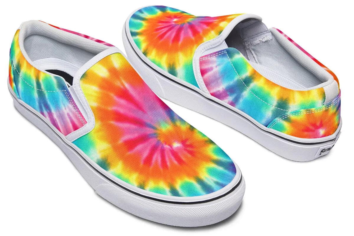 Tye Dye Slip on Shoes