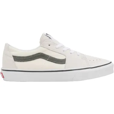 Vans Men's Utility Pop Sk8 Low Shoes - Natural White / Olive