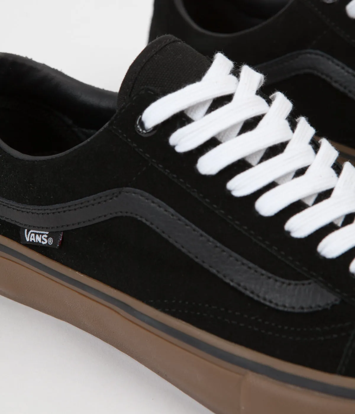 Vans Old Skool Pro Shoes - Black / Gum / Gum