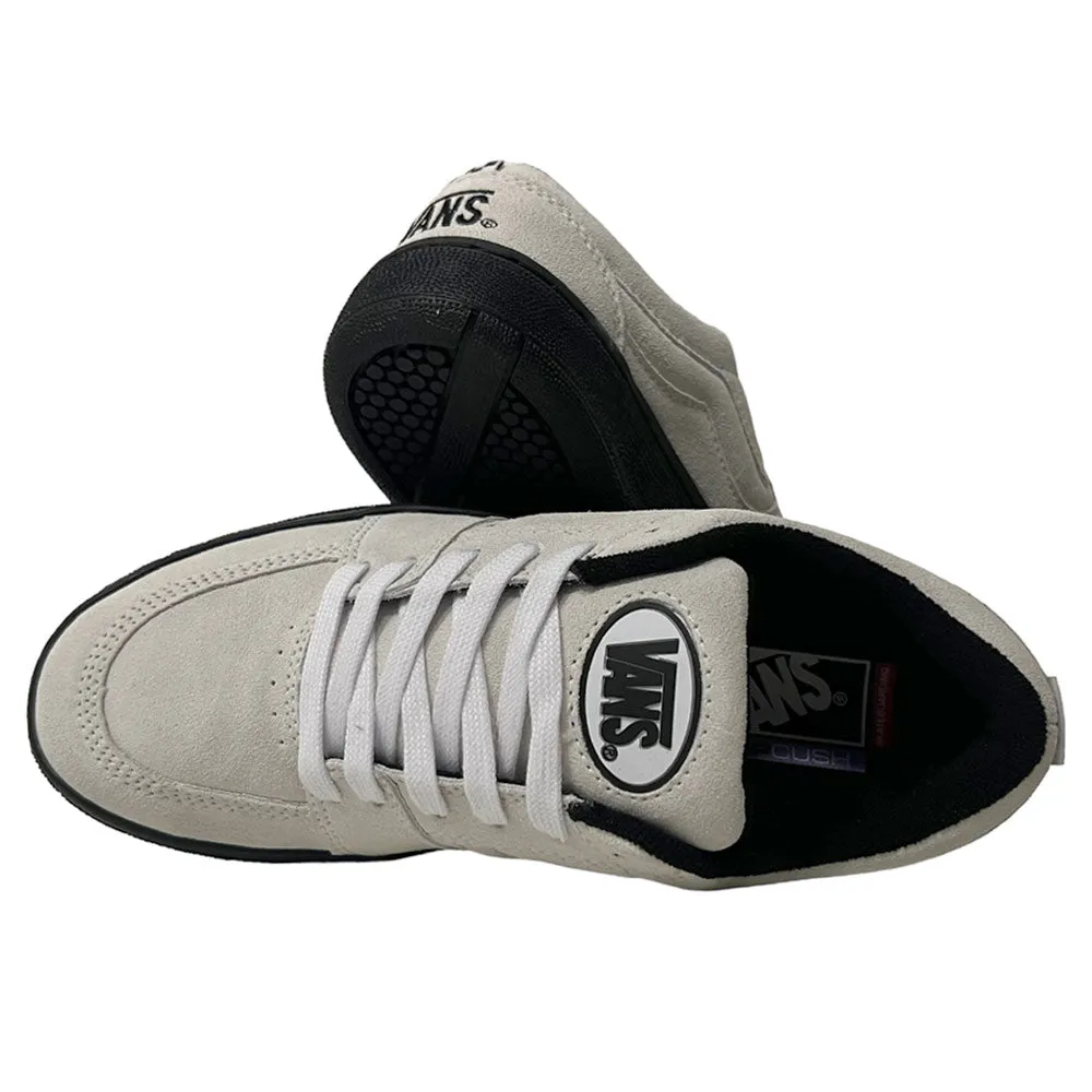 Vans Skate Fairlane True White Black Suede Shoes