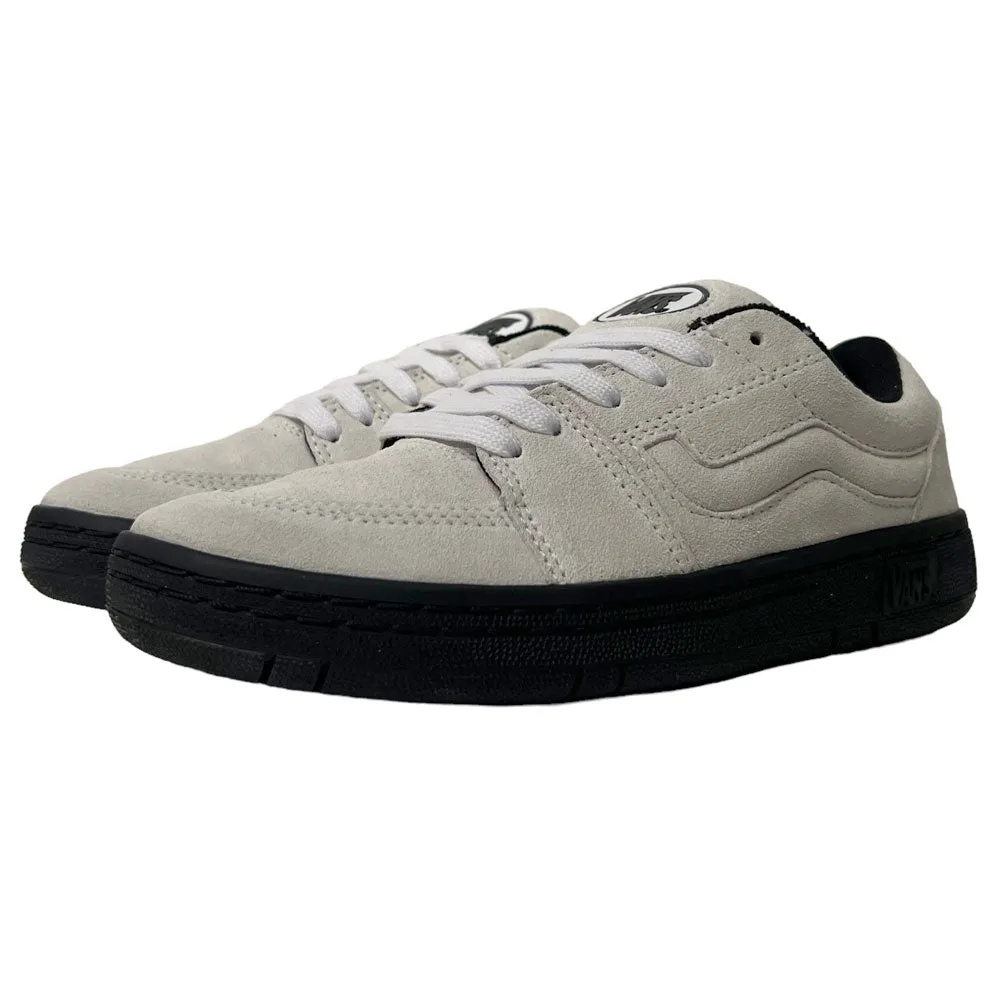 Vans Skate Fairlane True White Black Suede Shoes