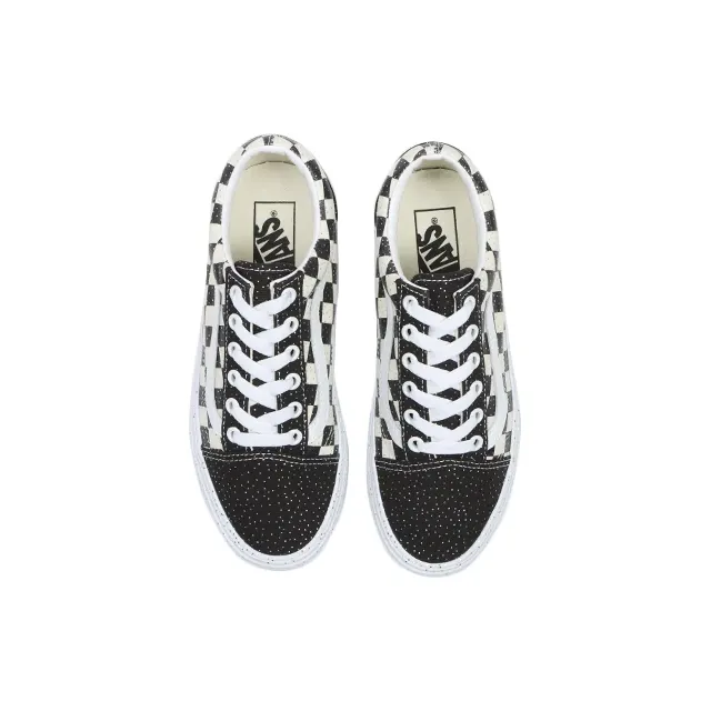 Vans Unisex Old Skool Confetti Shoes - Black / True White