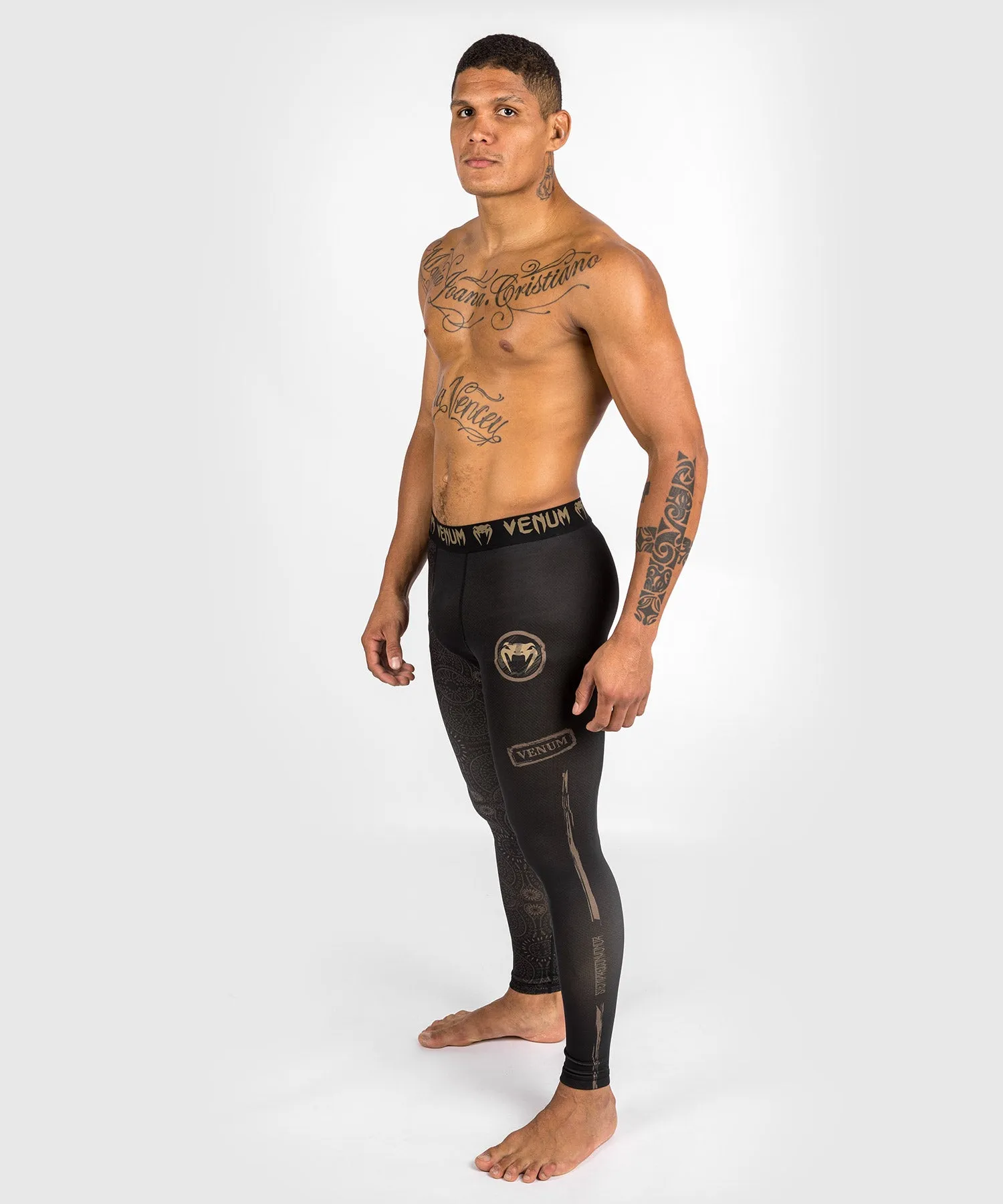 Venum Santa Muerte Dark Side - Spats - Black/Brown