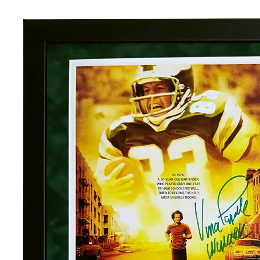 Vince Papale Hand Signed & Framed Invincible Movie Poster (JSA)