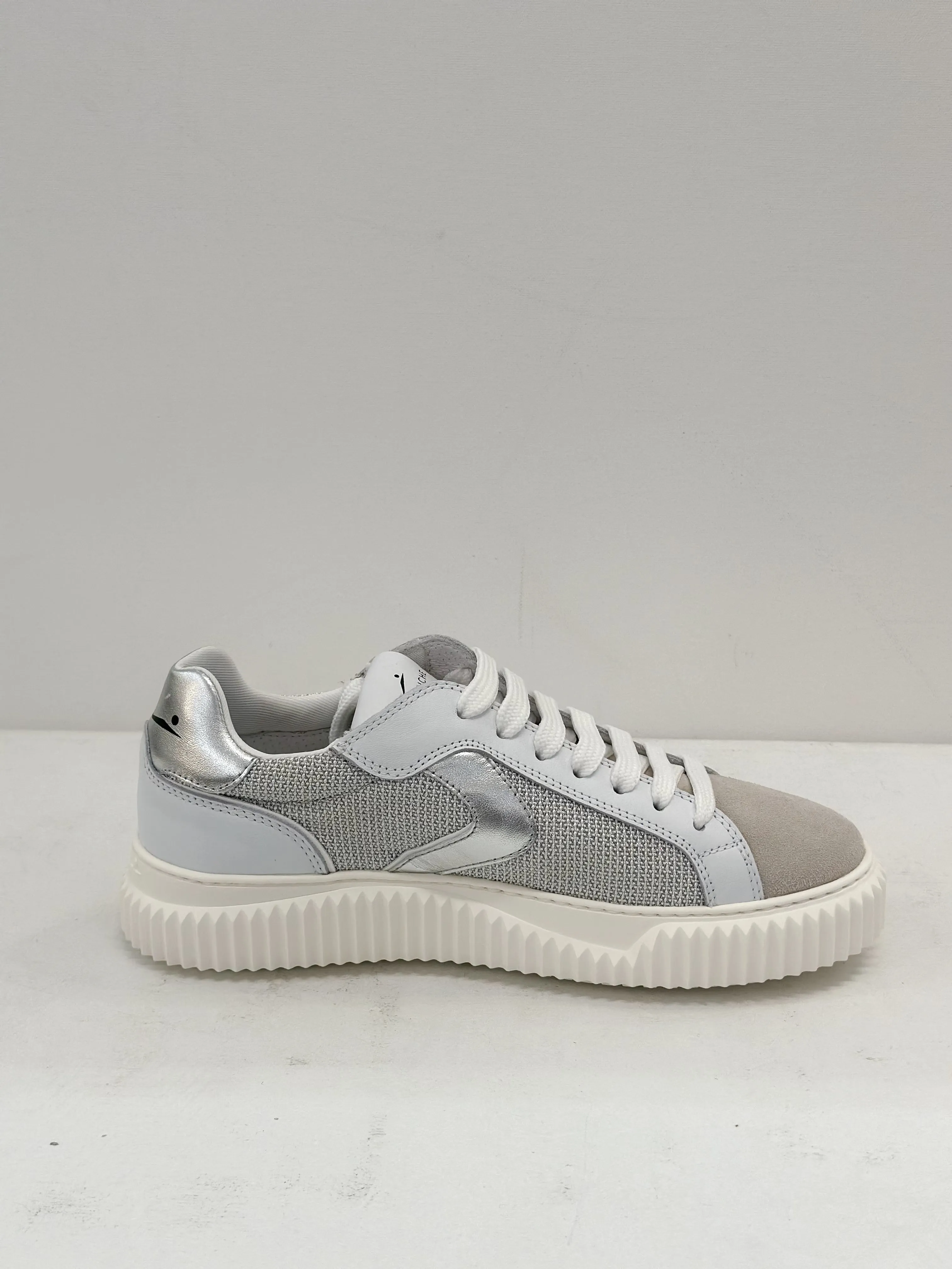 Voile Blanche - Lipari Sneaker in Metal Grey/White