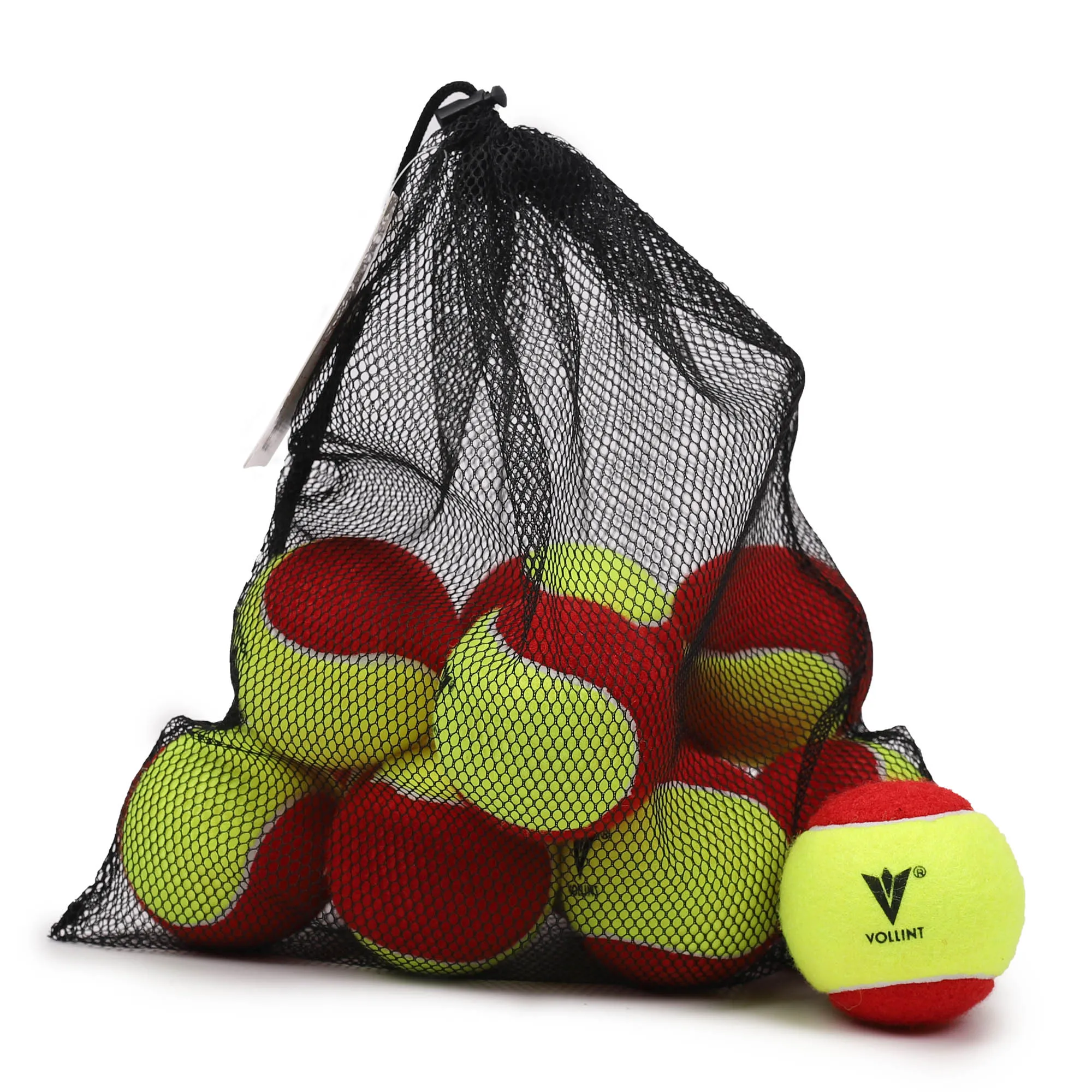 Vollint Mini Red Felt Tennis Balls - 5 Dozen