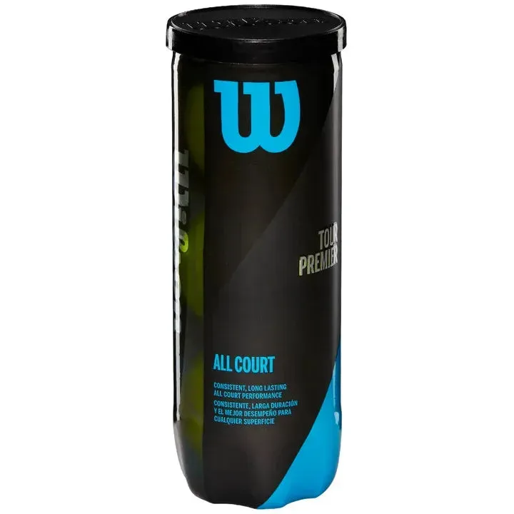 Wilson All Court Tour Premier Tennis Ball - 3 Ball Can