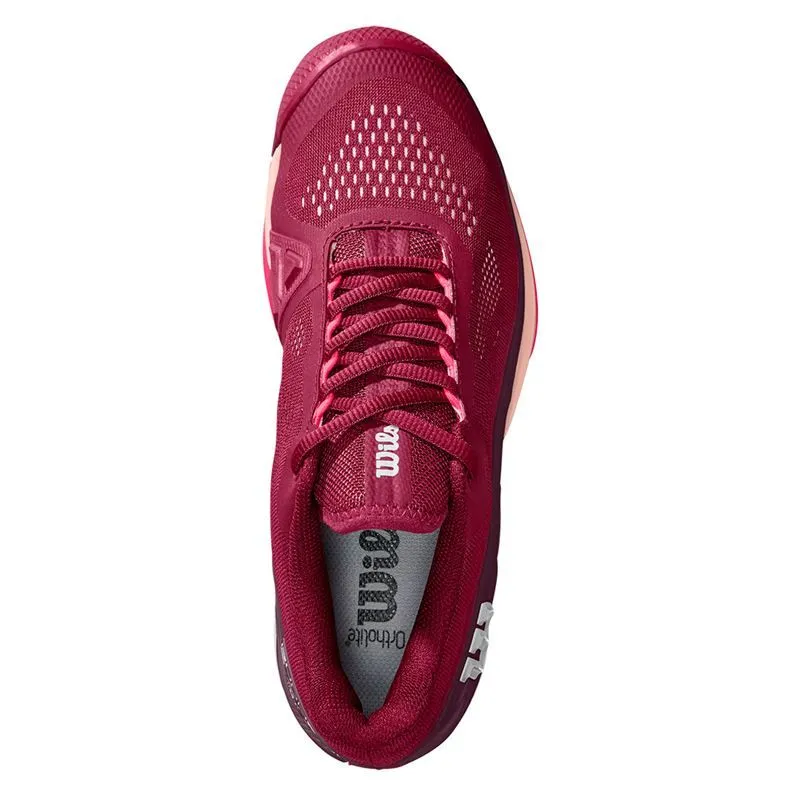 Wilson Women's Rush Pro 4.0 Tennis Shoes Beet Red