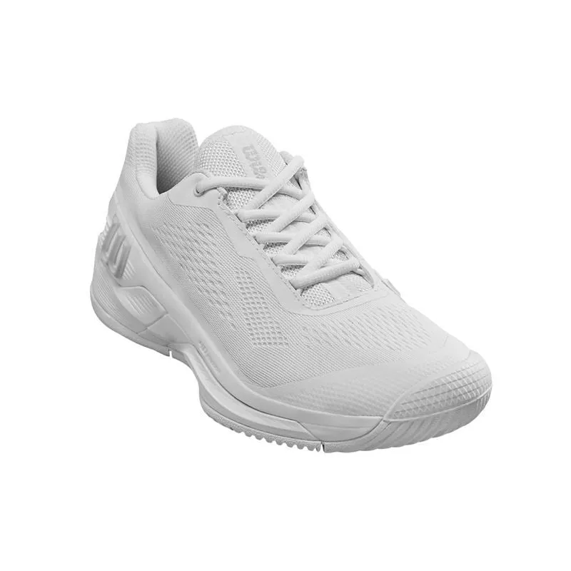 Wilson Women's Rush Pro 4.0 Tennis Shoes White White