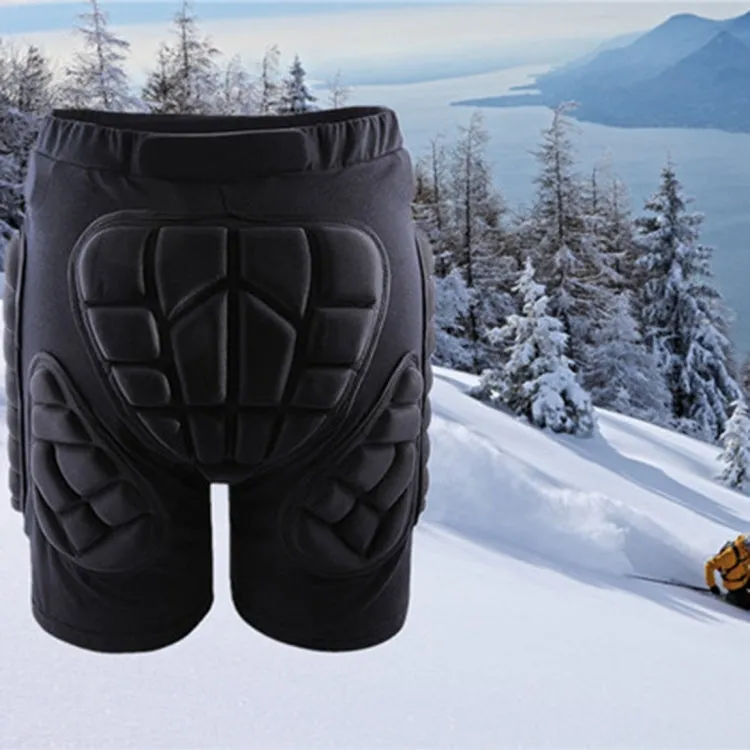 WOLFBIKE Adult  Skiing Skating Snowboarding Protective Gear Outdoor Sports Hip Padded Shorts, Size : M