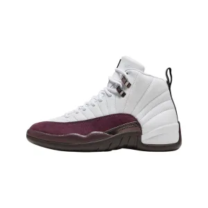 Women's Air Jordan 12 A Ma Maniere White Black Burgundy Crush