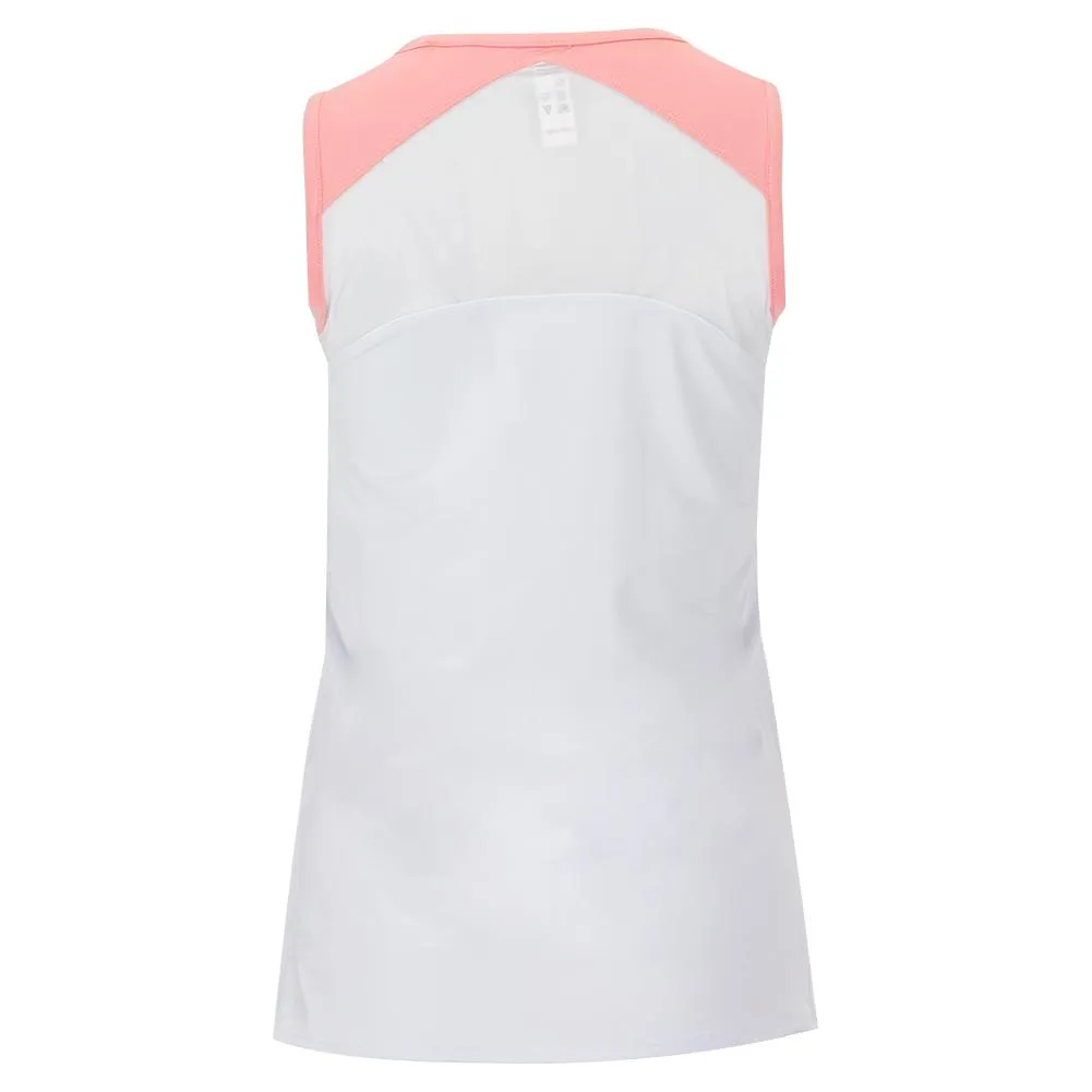 Women's Blush Lady Tennis Tank White