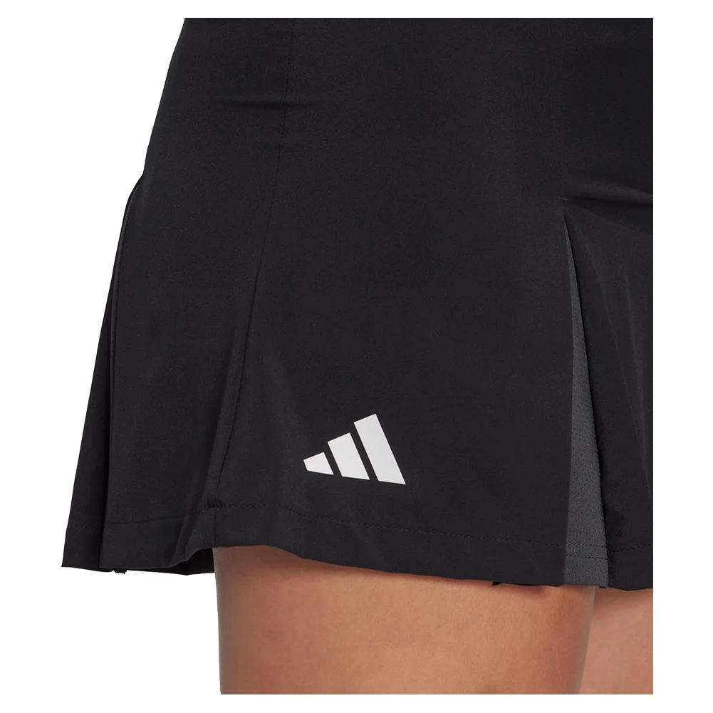 Women's Club Pleated Tennis Skort Black