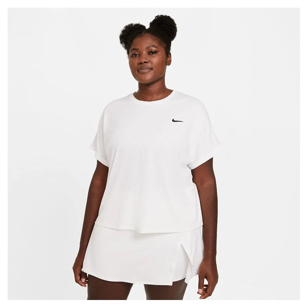 Women's Court Dri-FIT Victory Short-Sleeve Tennis Top Plus Size