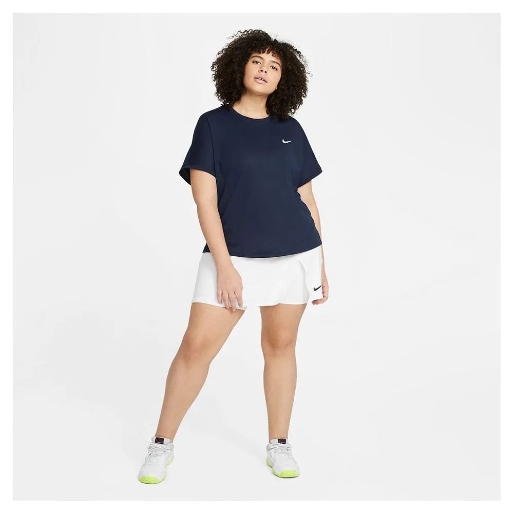 Women's Court Dri-FIT Victory Short-Sleeve Tennis Top Plus Size