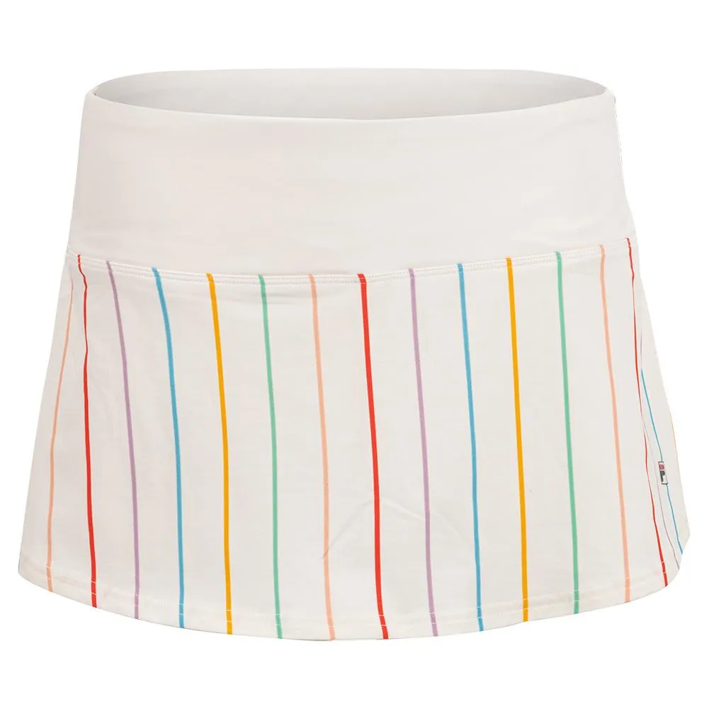 Women`s Cross Court Stripe 12 Inch Tennis Skort