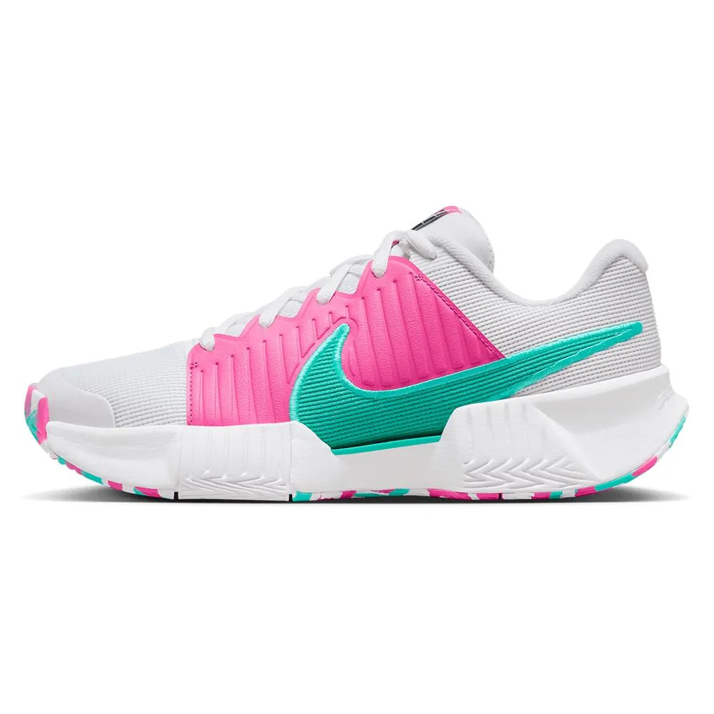 Women's GP Pickleball Pro Shoes White and Alchemy Pink