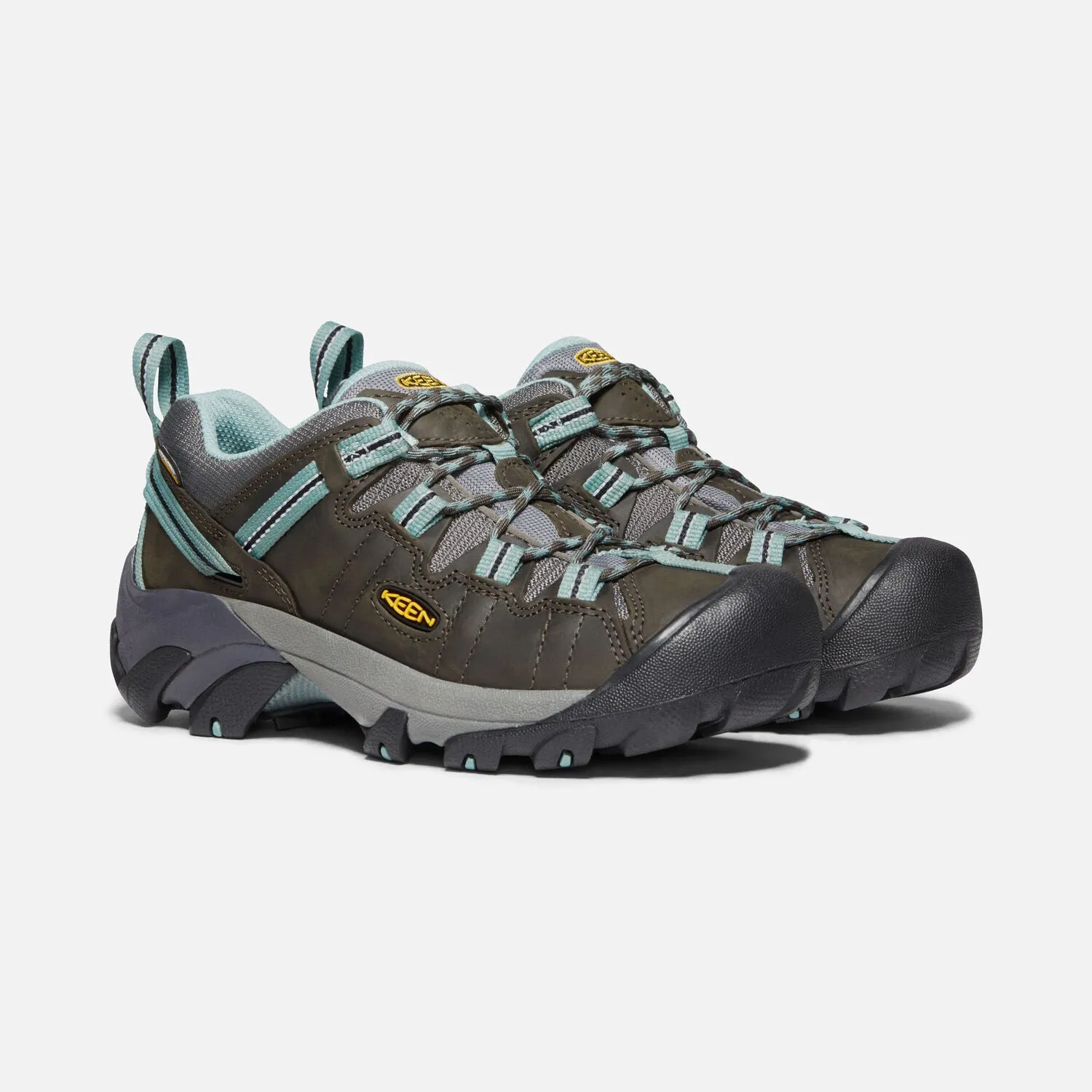 Women's Keen Targhee II Waterproof Color: Black Olive/Mineral Blue