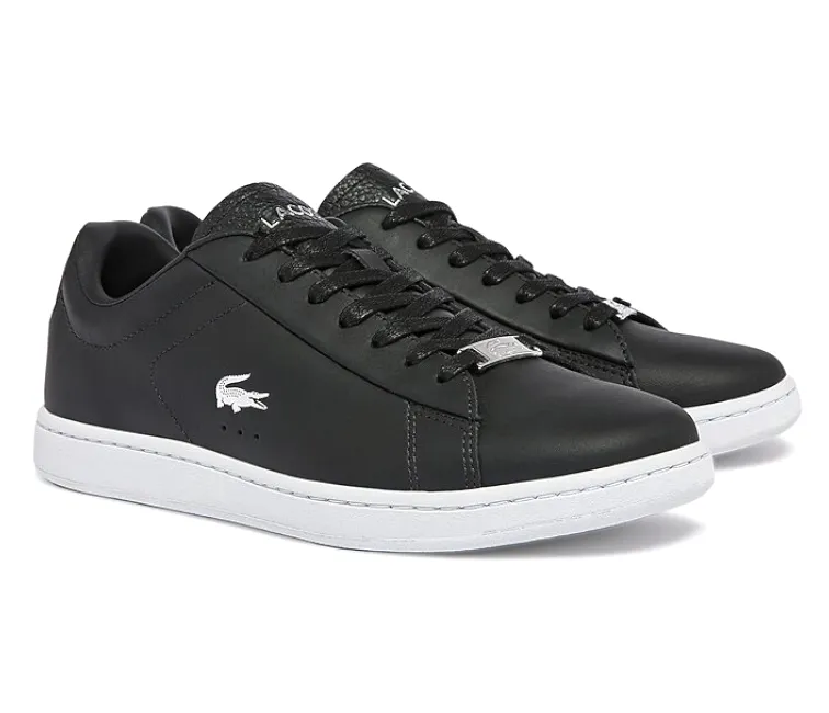 Women's Lacoste Carnaby Evo 0722 1 (Black/Silver)