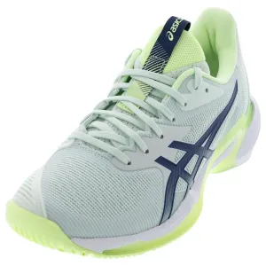 Women's Solution Speed FF 3 Tennis Shoes Pale Mint and Blue Expanse