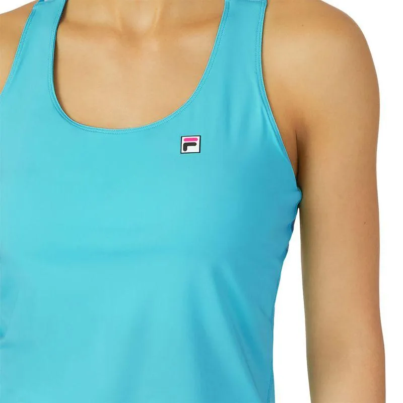 Women's Tie Breaker Cross Back Tennis Tank